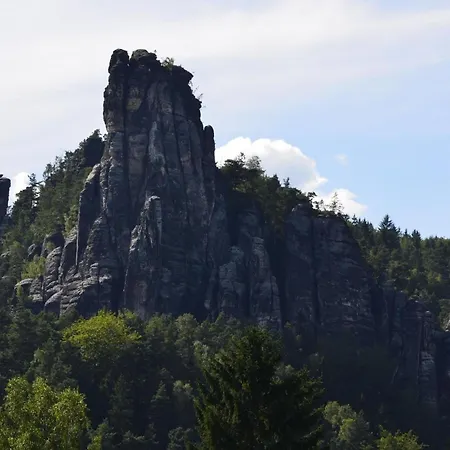 Panoramablick In Holiday home Konigstein an der Elbe